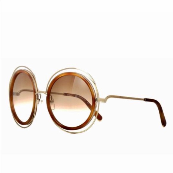 Chloe carlina round sunglasses main image 5